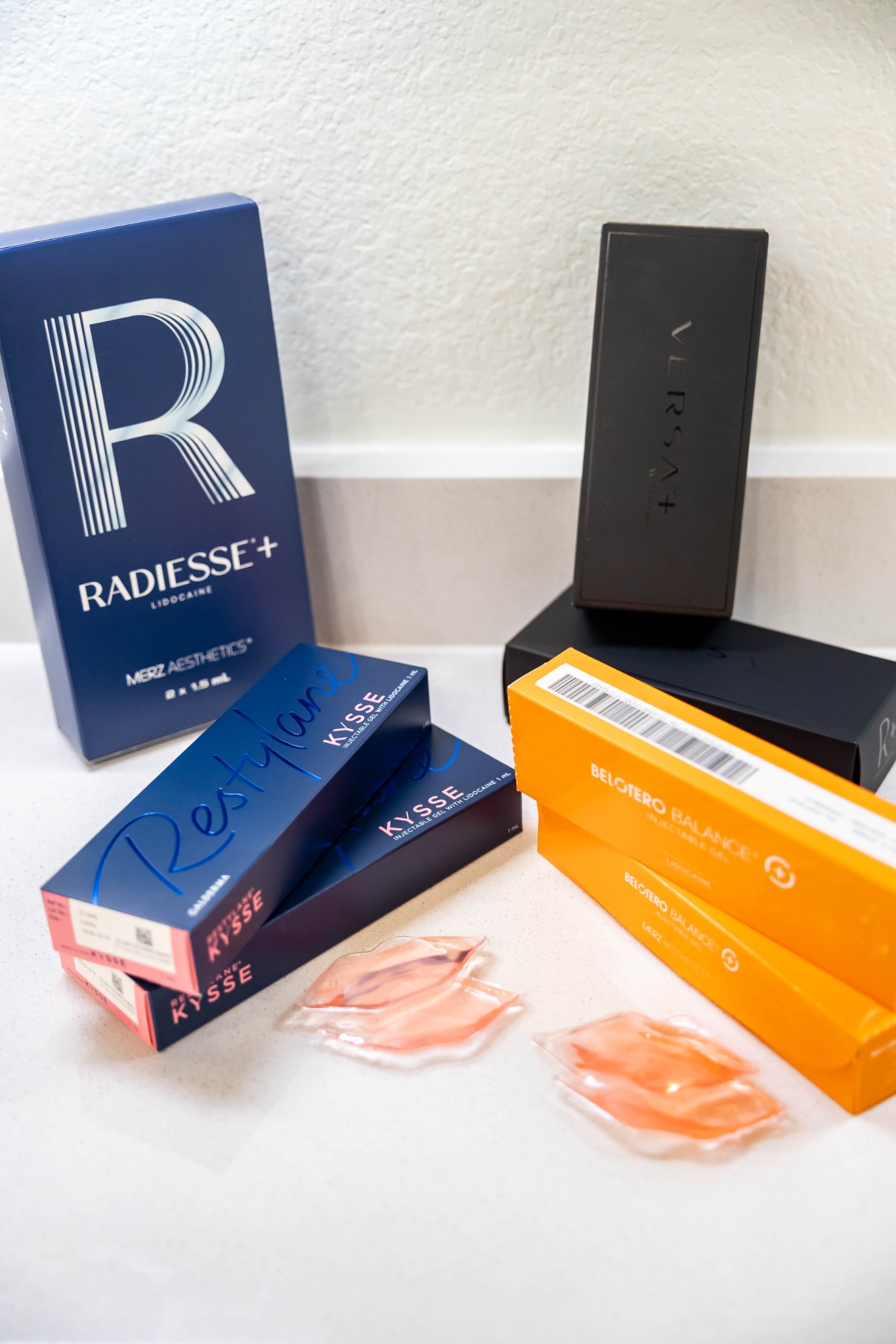 Dermal filler products available at Serendipity Luxury Wellness